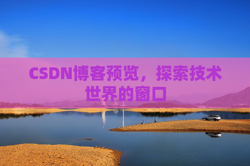 CSDN博客预览，探索技术世界的窗口